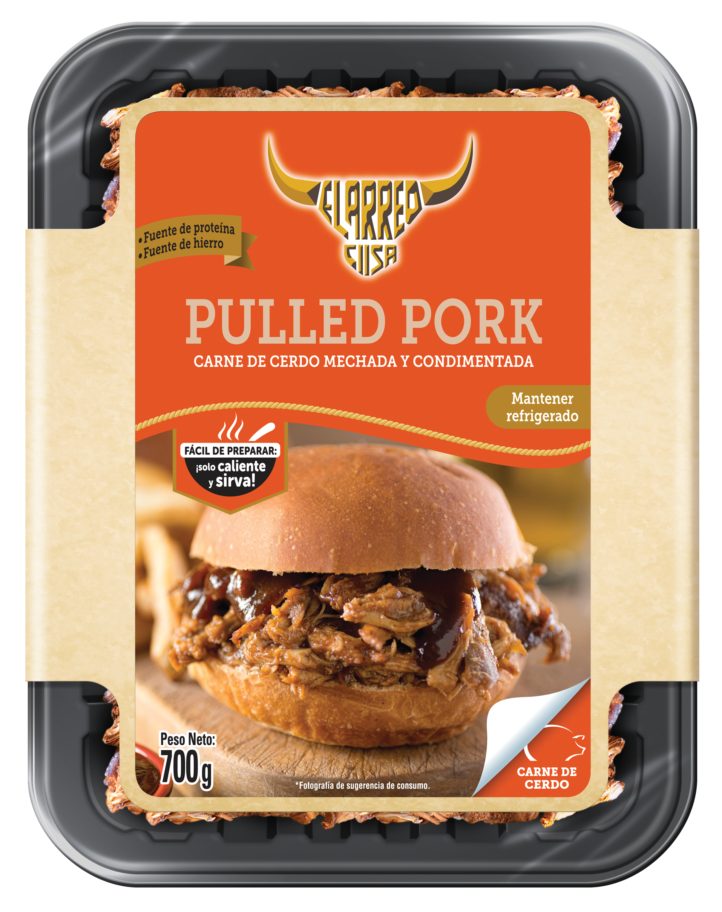 BANDEJA PULLED PORK
