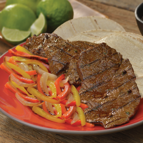 Bistec res pimienta limón